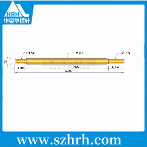 083-UU-6.3L，華榮華雙頭測試探針廠家